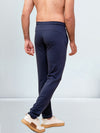 Men's Cotton Rich Slim Fit Track Navy