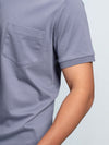 Men's Extra Long Staple Cotton Polo Amethyst Grey