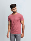 Men's 100% Cotton Crew Neck Rouge