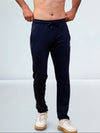 Men's Cotton Rich Slim Fit Track Navy