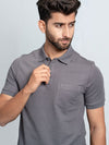 Men's Extra Long Staple Cotton Polo Smokey Grey