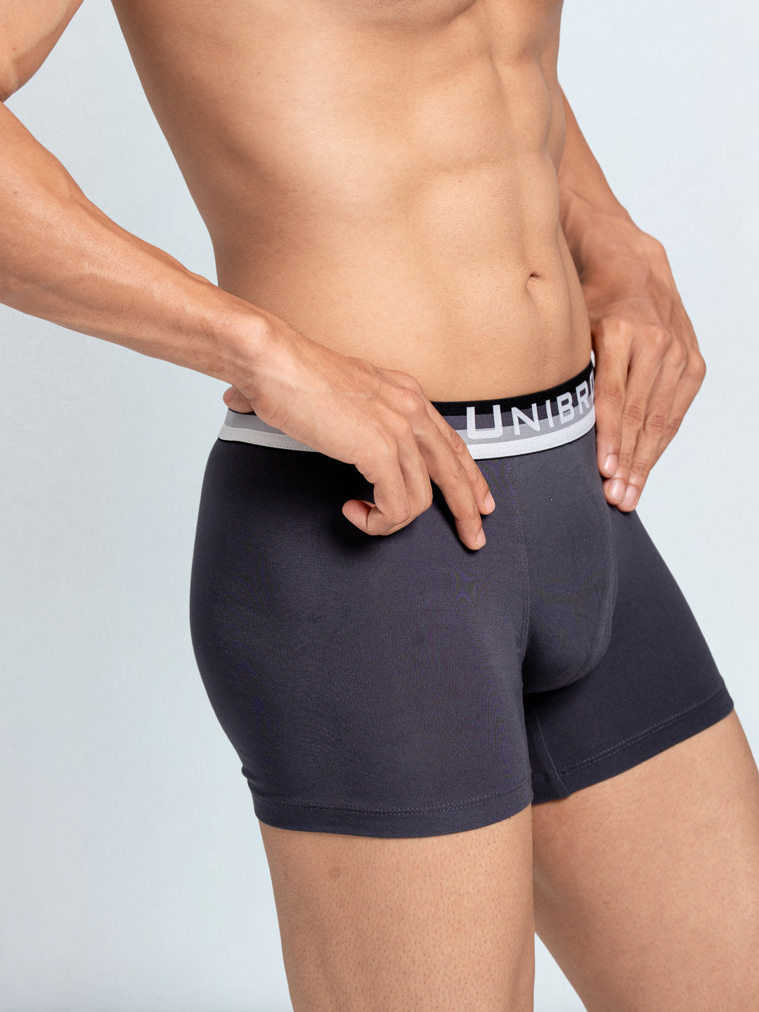 Men's TENCEL Micro Modal Elastane Stretch Trunk Graphite Grey