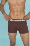 Men TENCEL™ Modal Micro Elastane Stretch Trunk Coffee Brown