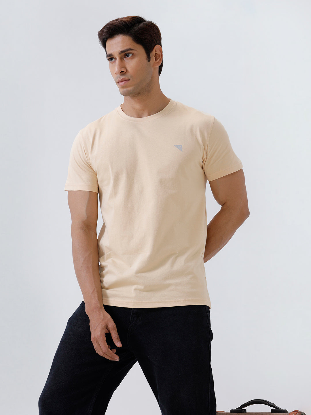 Men's 100% Cotton Crew Neck Tee Sandal