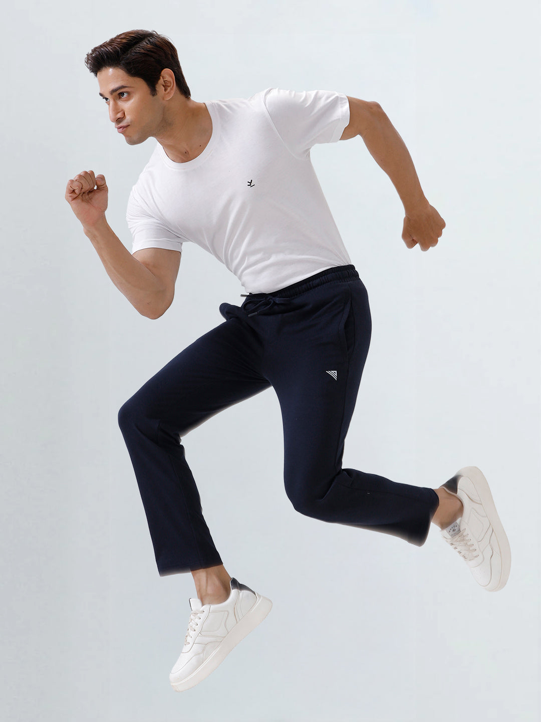 Men's Cotton Rich Regular Fit Track Navy