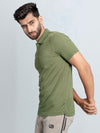 Men's Cotton Rich Pique Polo Green