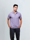 Men's Cotton Rich Pique Polo Violet