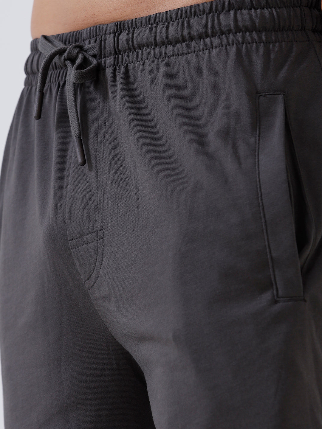 Men's Combed Cotton Shorts Dark Grey