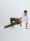 Men's Cotton Rich Regular Fit Track Olive