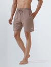 Men's Combed Cotton Expert Shorts Taupe Brown