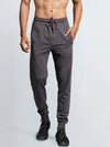 Men Combed Cotton Regular fit Jogger Dark Grey