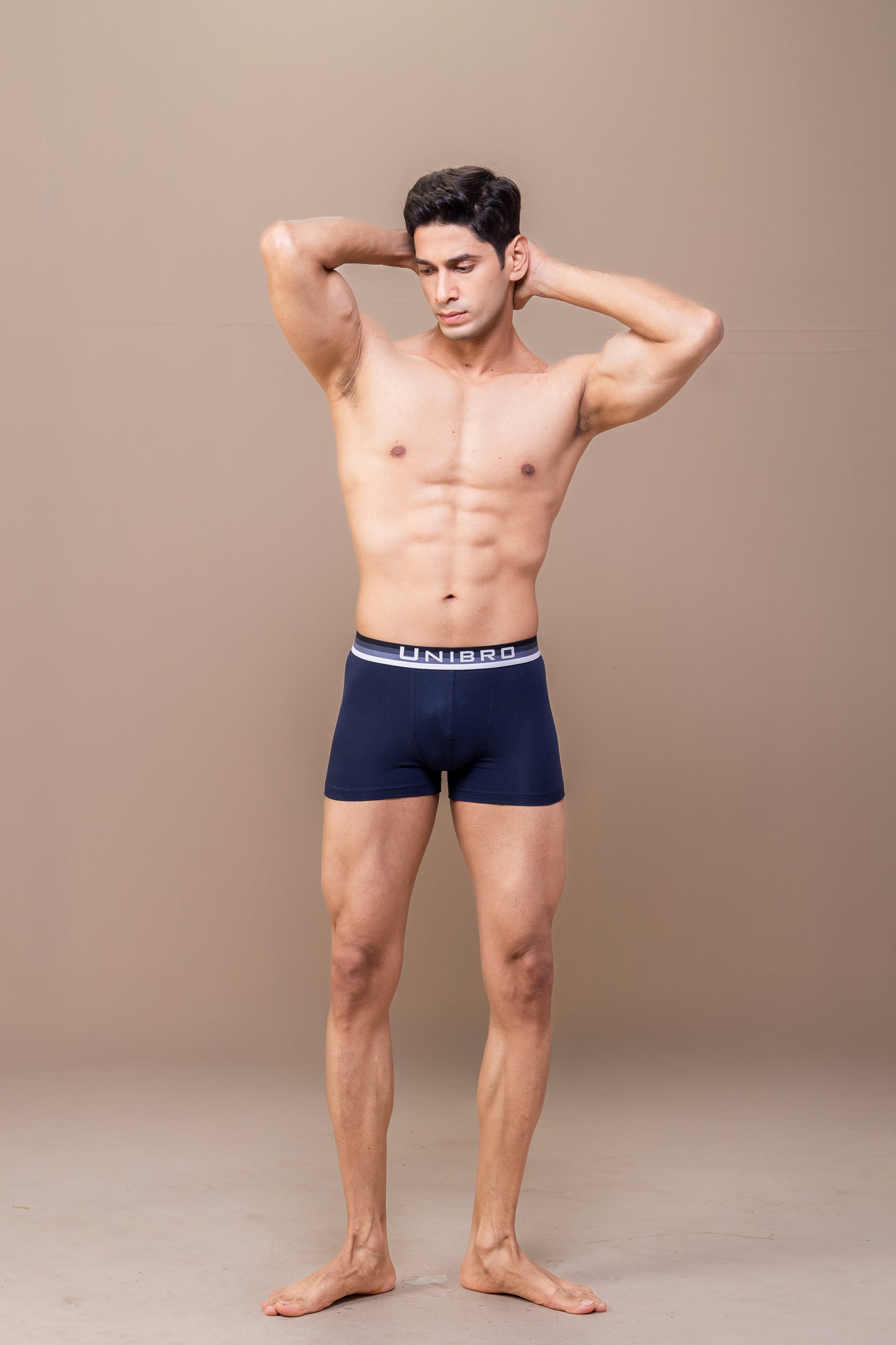 Men TENCEL™ Modal Micro Elastane Stretch Trunk Navy