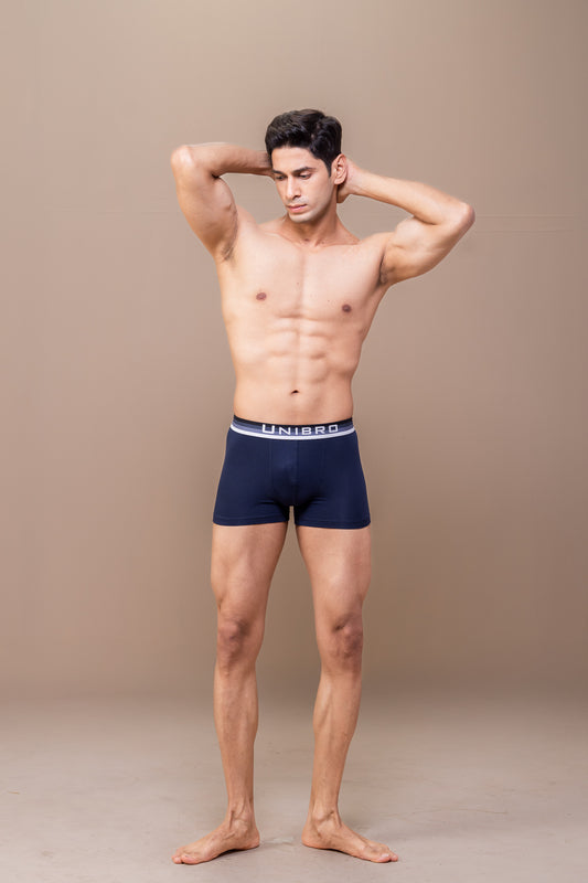 Men TENCEL™ Modal Micro Elastane Stretch Trunk Navy