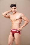 Men TENCEL™ Modal Micro Elastane Stretch Brief Maroon