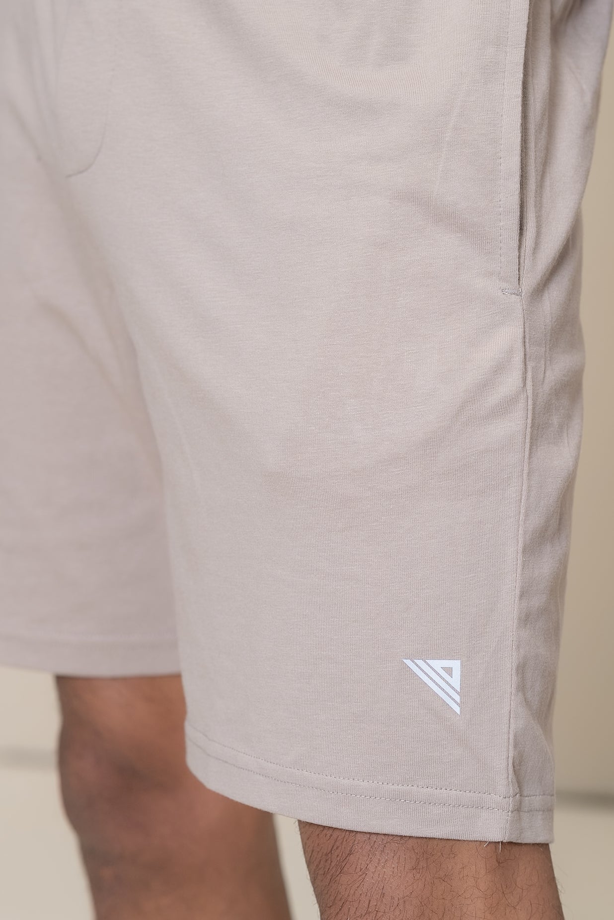 Men Combed Cotton Rich Expert Shorts Beige ES6