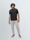 Men's Cotton Rich Pique Polo Black