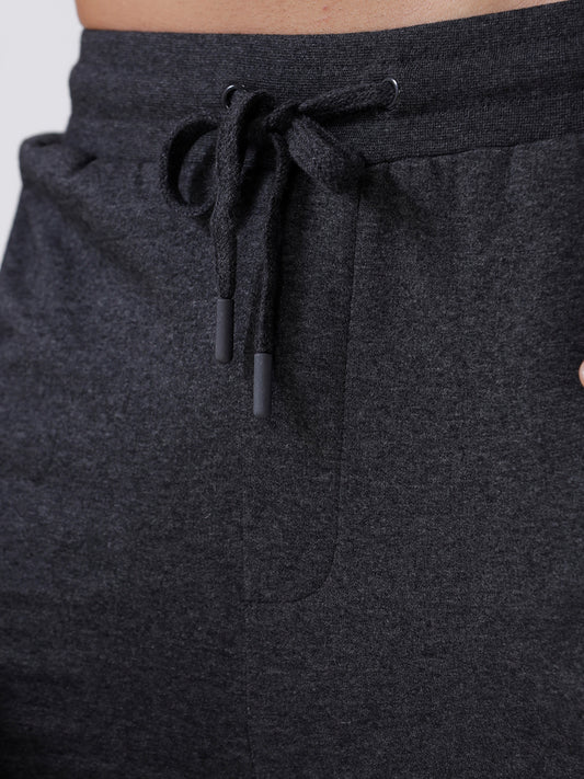 Men's Combed Cotton Regular fit Jogger Charcoal Melange