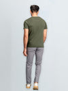 Men's 100% Cotton Crew Neck Hunter Green