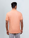 Men's Cotton Rich Pique Polo Orange