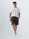 Men's Combed Cotton Shorts Dark Grey