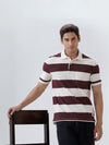 Men's Stripper Cotton Rich Polo Vineyard