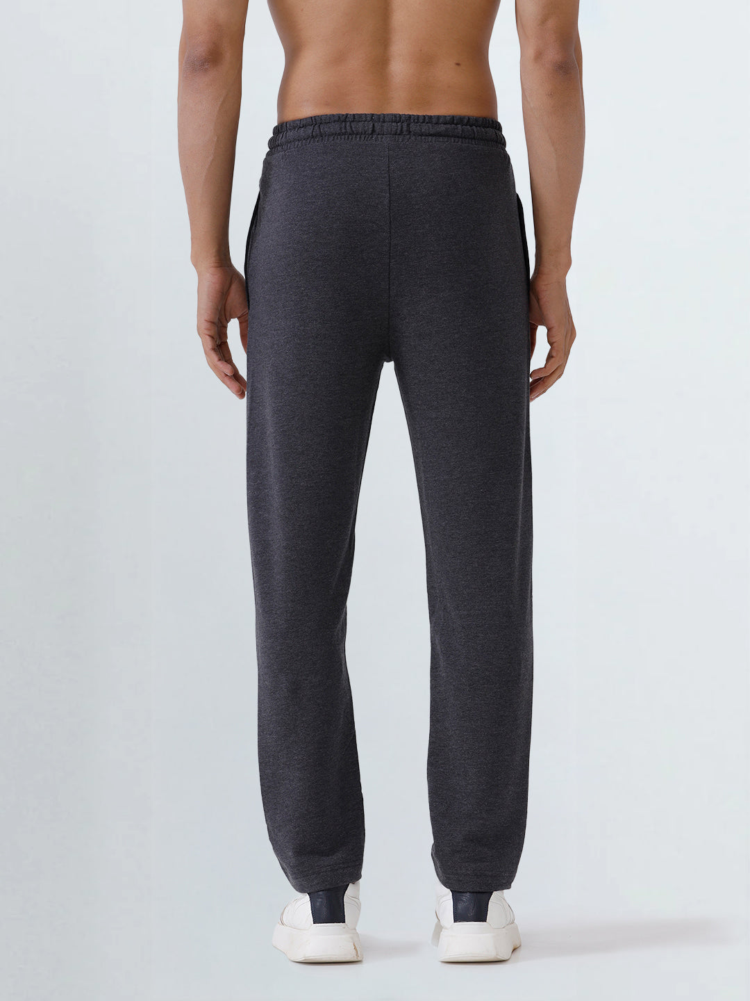 Men's Cotton Rich Regular Fit Track Charcoal