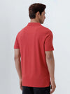 Men's Tencel Modal Fibers with Micro technology Polo Heather Red