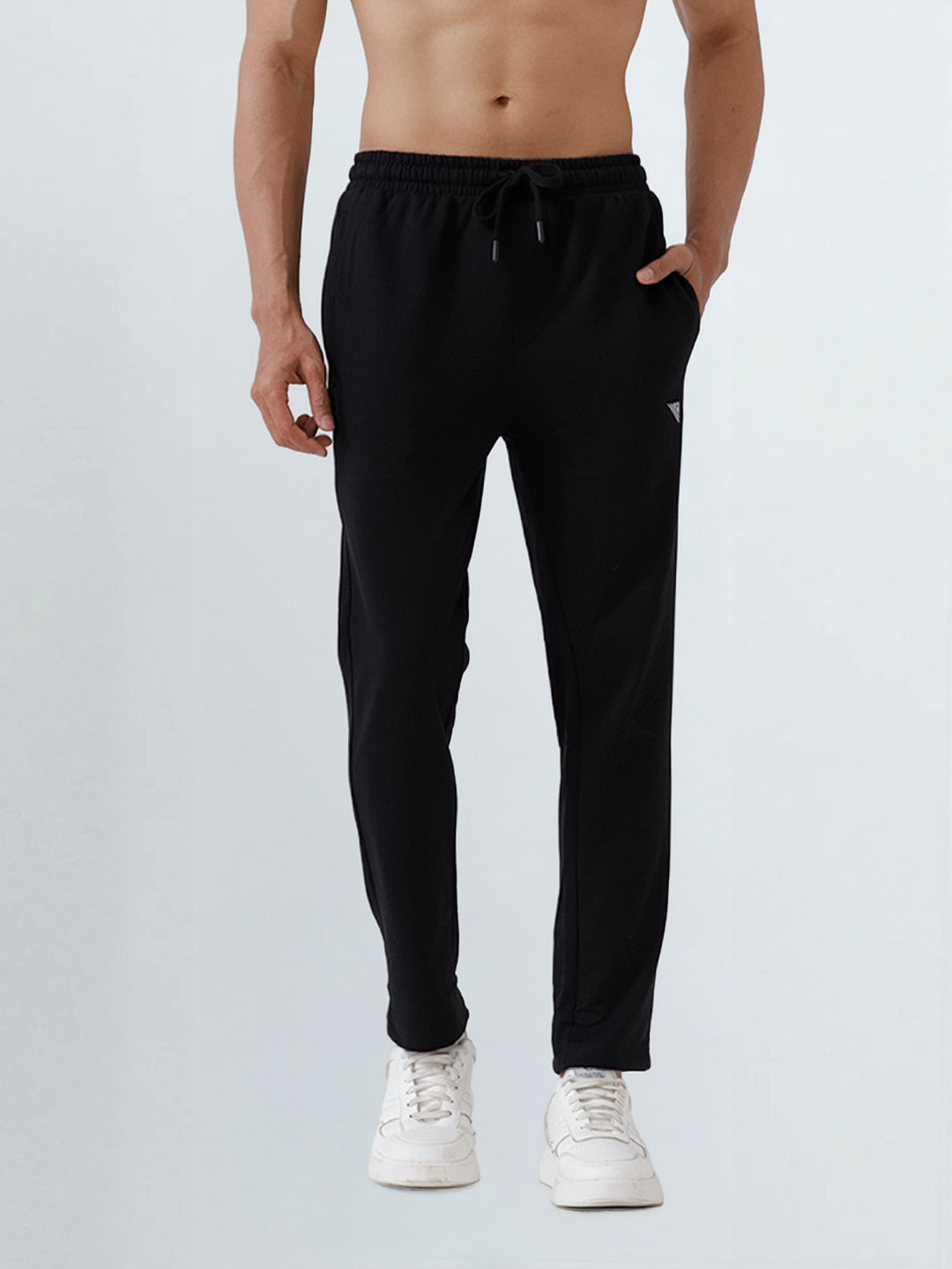 Men's Cotton Rich Regular Fit Track Black