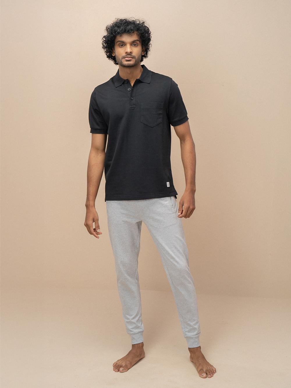 Super Combed Cotton Rich Polo Black