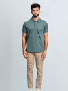 Men's Extra Long Staple Cotton Polo Giola Green