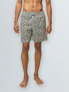 Men's 100% Cotton Printed Long Boxer Shorts Green