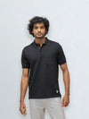 Men's Cotton Rich Pique Polo Black