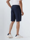 Men Combed Cotton Golf Shorts Navy