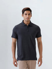 Men's Tencel Modal Fibers with Micro technology Polo Charcoal