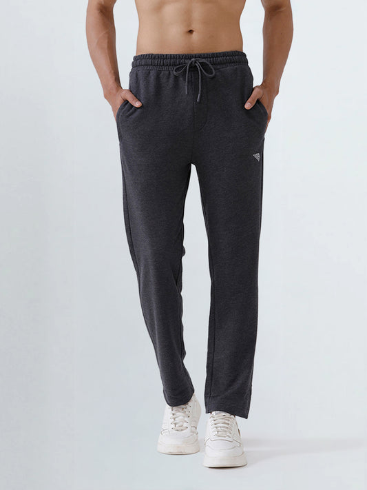 Men's Cotton Rich Regular Fit Track Charcoal