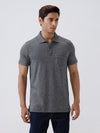 Men's Tencel Modal Fibers with Micro technology Polo Black Grindle