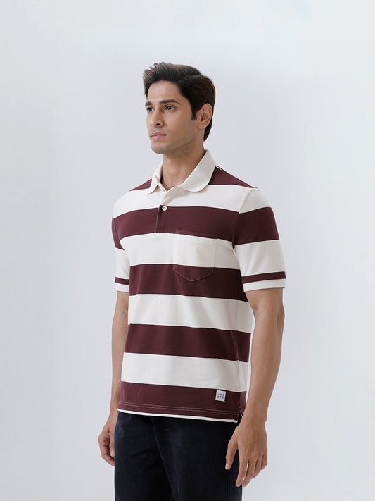 Men's Stripper Cotton Rich Polo Vineyard