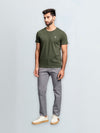 Men's 100% Cotton Crew Neck Hunter Green