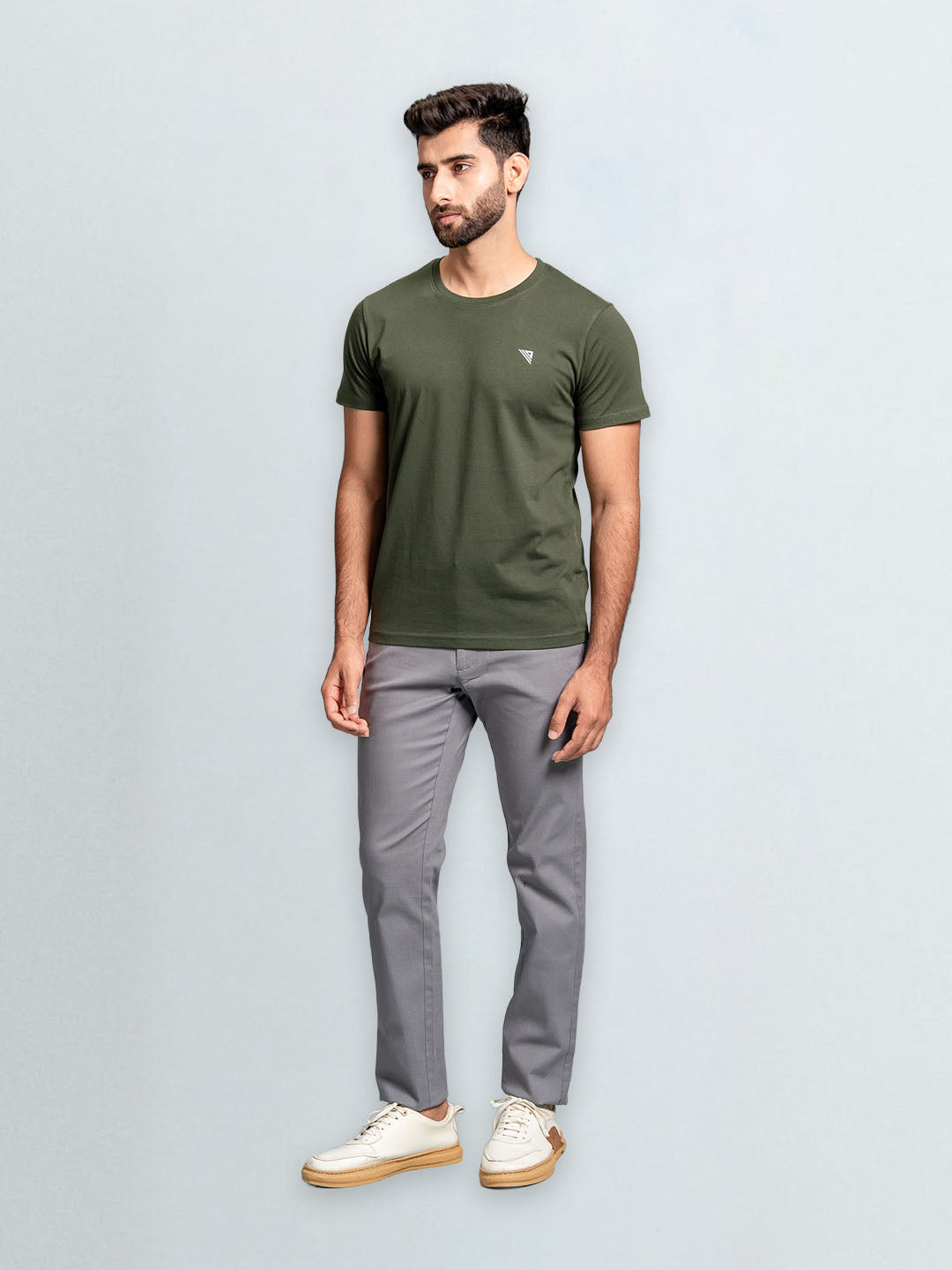 Men's 100% Cotton Crew Neck Hunter Green