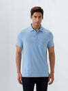 Men's Tencel Modal Fibers with Micro technology Polo Sky Heather