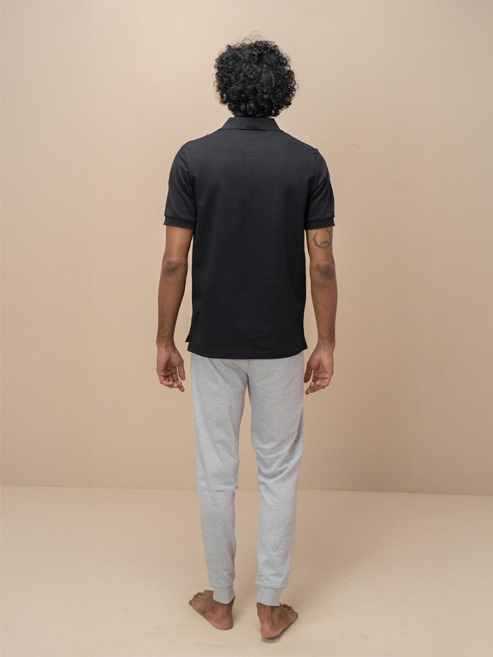 Super Combed Cotton Rich Polo Black