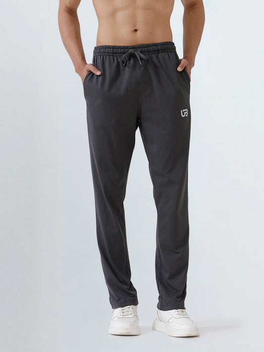 Men's Cotton Rich Regular Fit Track Dark Grey