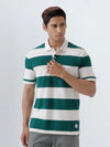 Men's Stripper Cotton Rich Polo Evergreen