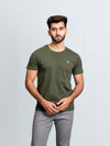 Men's 100% Cotton Crew Neck Hunter Green