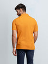 Men's Cotton Rich Pique Polo Mustard