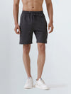 Men's Combed Cotton Shorts Dark Grey