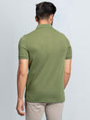 Men's Cotton Rich Pique Polo Green