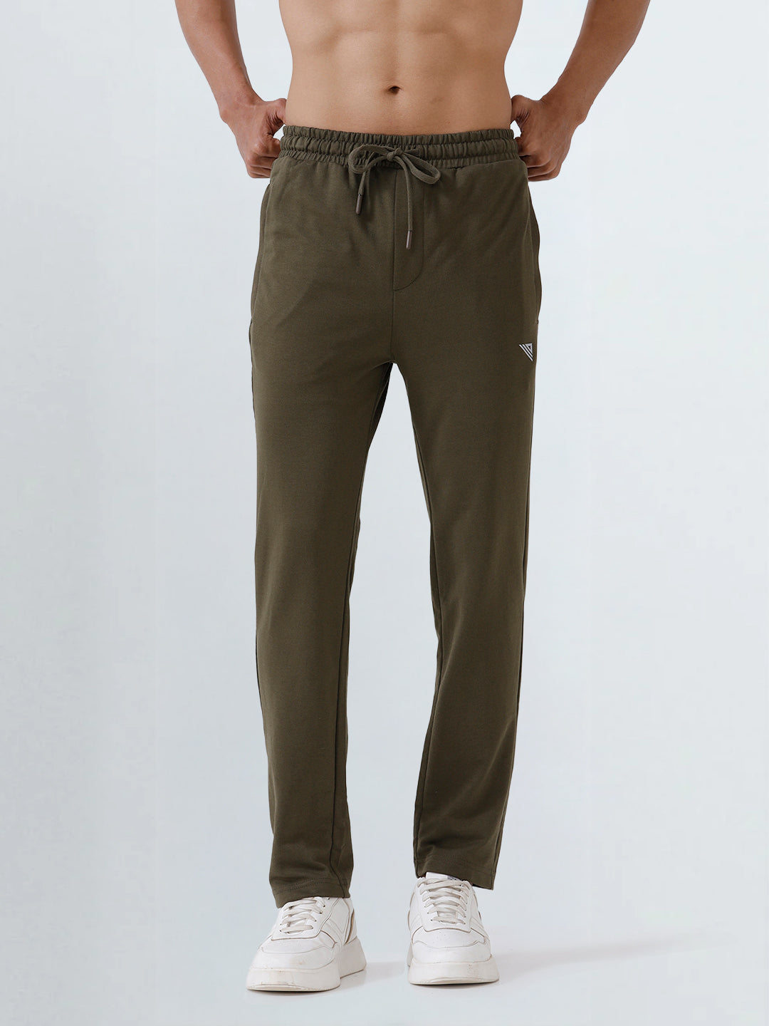 Men's Cotton Rich Regular Fit Track Olive