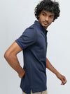 Men's Cotton Rich Pique Polo Navy