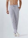 Men's Cotton Rich Regular Fit Track Grey Melange